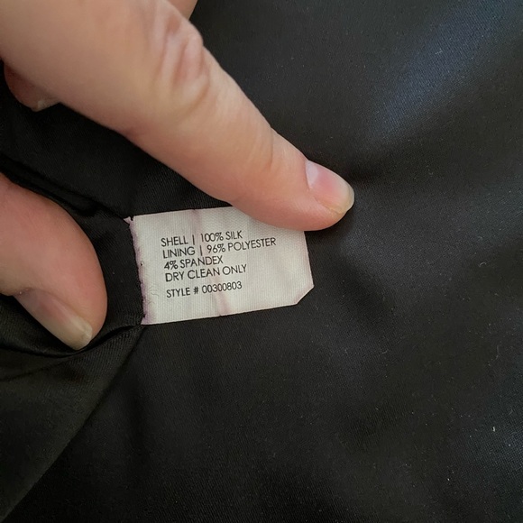 100% Silk Club Monaco Polka Dot Skirt - size 4 - Picture 4 of 11